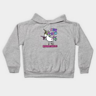 Pew Pew! Cool Unicorn Kids Hoodie